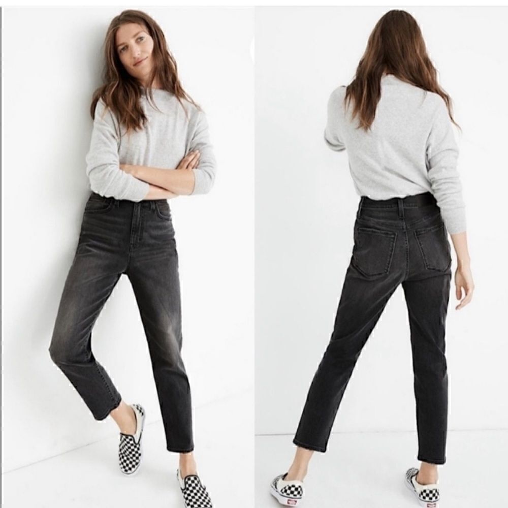 Madewell the mom high rise jeans